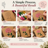 Stitched in Bloom Cross-Stitch Diary Kit
