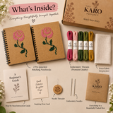 Stitched in Bloom Cross-Stitch Diary Kit