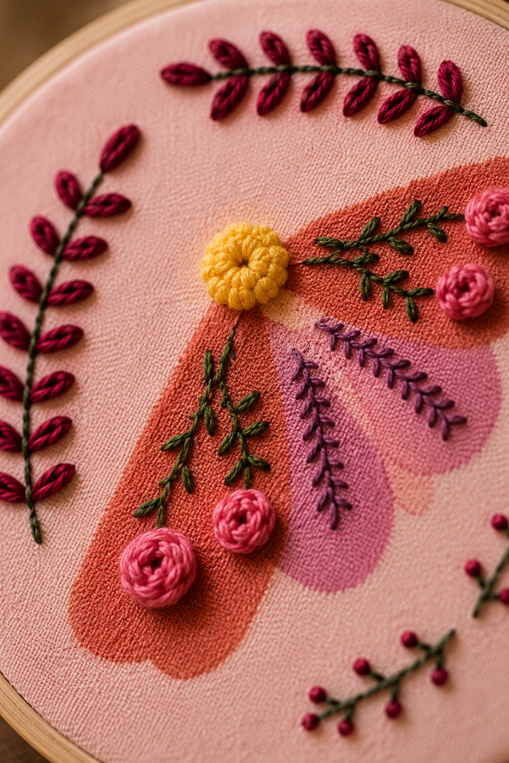 The Wild Bloom Moth Embroidery Kit