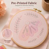 The Wild Bloom Moth Embroidery Kit