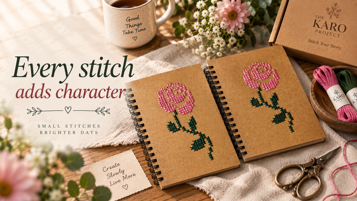 Every stitch adds character.